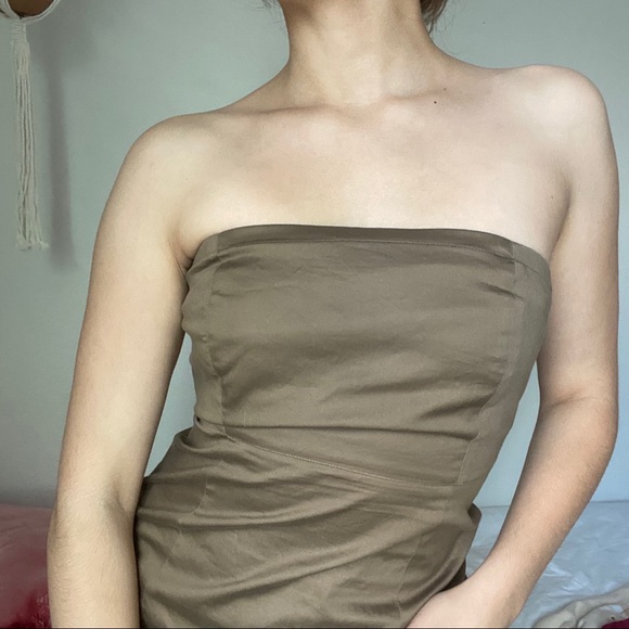 old navy brown bodycon dress - Picture 3 of 3